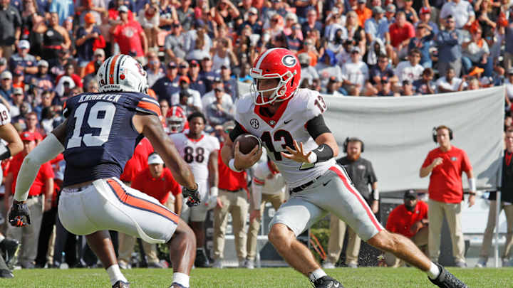 Michigan and Georgia Have Interesting Quarterback Situations Heading Into 2022 Spring Practice Michigan and Georgia Have Interesting Quarterback Situations Heading Into 2022 Spring Practice