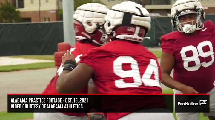 Photos and Video from Alabama Football's First Practice of Tennessee Week
