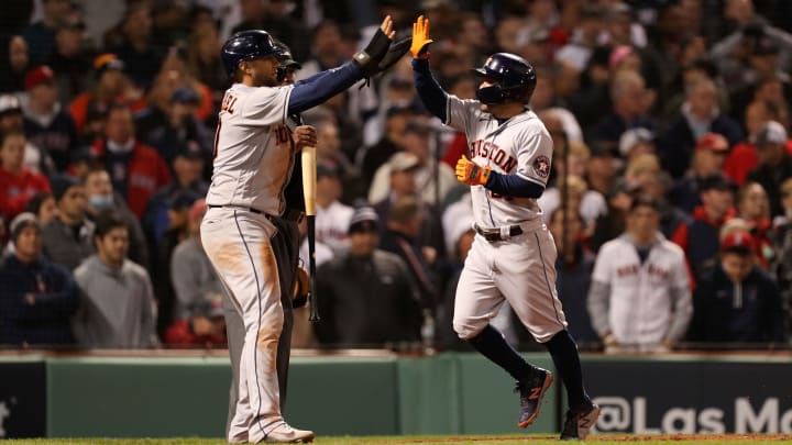 Jose Altuve, Carlos Correa Spur Ninth-Inning Comeback As Astros Even Up ALCS Jose Altuve, Carlos Correa Spur Ninth-Inning Comeback As Astros Even Up ALCS