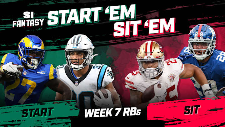 Start 'Em, Sit 'Em Fantasy Football Week 7: Running Backs - Fades, Sleepers, Matchups, DFS Bargains