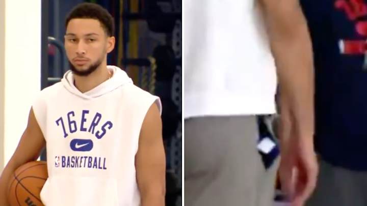 Apparently That Wasn’t a Phone in Ben Simmons’s Pocket During Practice