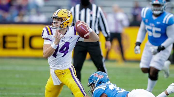 How to Watch/Listen to LSU Football's Matchup at No. 12 Ole Miss