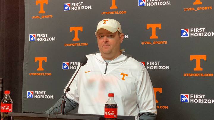 Watch: Josh Heupel Addresses Media for Final Time Before Alabama