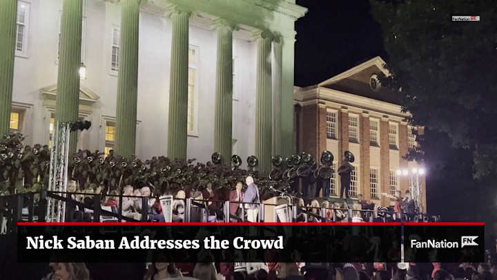 Video from Alabama's Homecoming Pep Rally