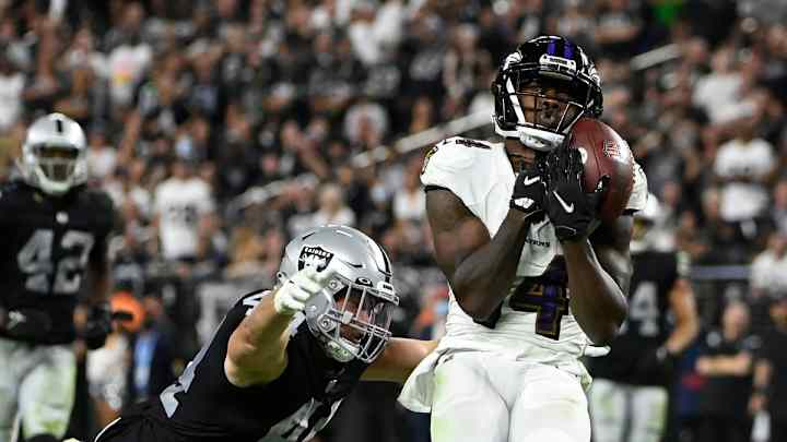 Ravens Wide Receiver Sammy Watkins Ruled Out Against Bengals