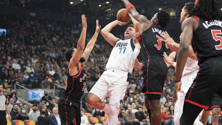 Luka Doncic Takes Over as Raptors Run Out of Gas Late
