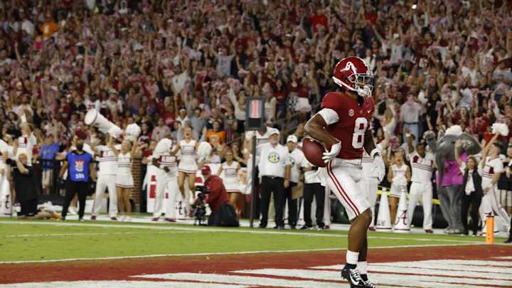 John Metchie III Re-Emerging Among Alabama's Ever-Expanding Group of Playmakers on Offense John Metchie III Re-Emerging Among Alabama's Ever-Expanding Group of Playmakers on Offense