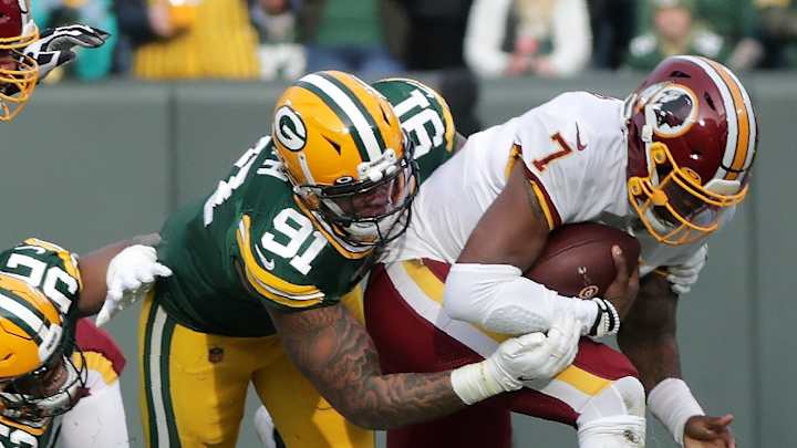 Packers vs. Washington Inactives: King, Smith Are Out