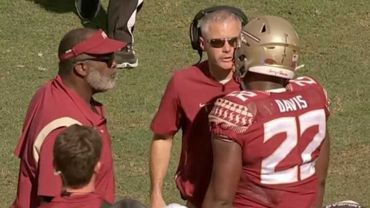 WATCH: FSU's Odell Haggins and Mike Norvell deliver some hard coaching WATCH: FSU's Odell Haggins and Mike Norvell deliver some hard coaching
