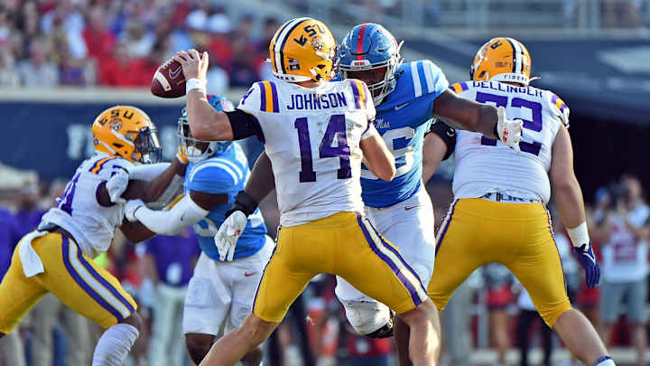 LSU Offense Reverts Back to Old Habits in Loss to Ole Miss LSU Offense Reverts Back to Old Habits in Loss to Ole Miss