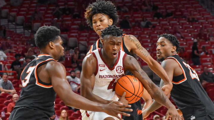Too Close for Comfort: Arkansas Rallies Late to Save Win in Exhibition Opener