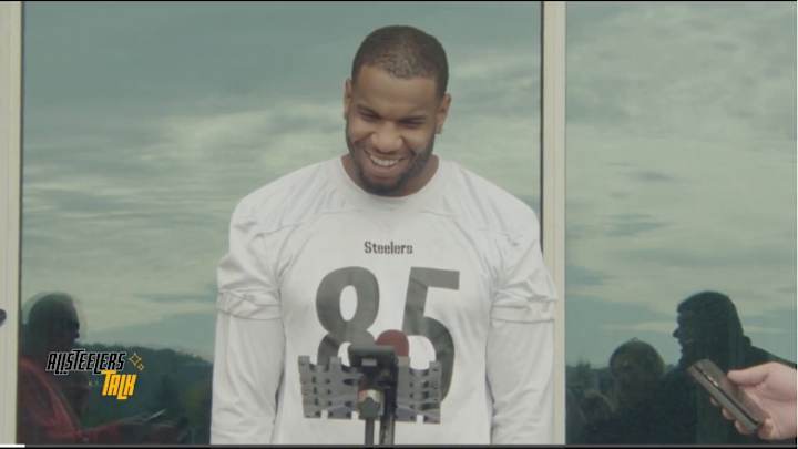 Eric Ebron Talks Steelers-Browns Week 8 Showdown Eric Ebron Talks Steelers-Browns Week 8 Showdown