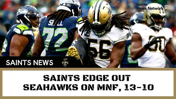 Saints Survive Seahawks on Monday Night Football