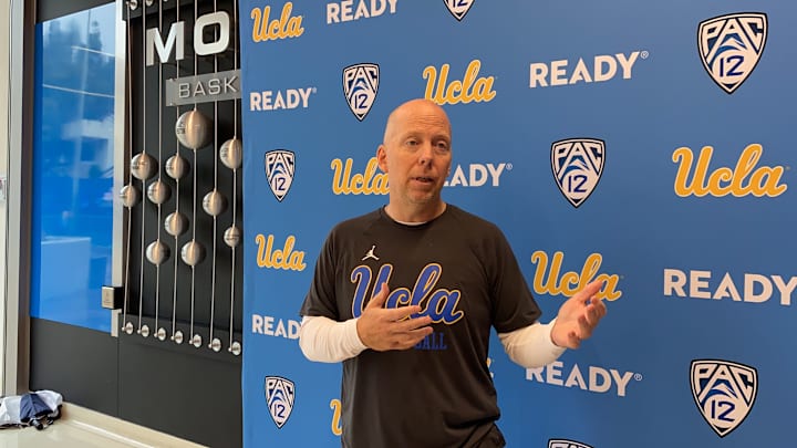 WATCH: Mick Cronin on UCLA's Tough Nonconference Slate, Peyton Watson's Development