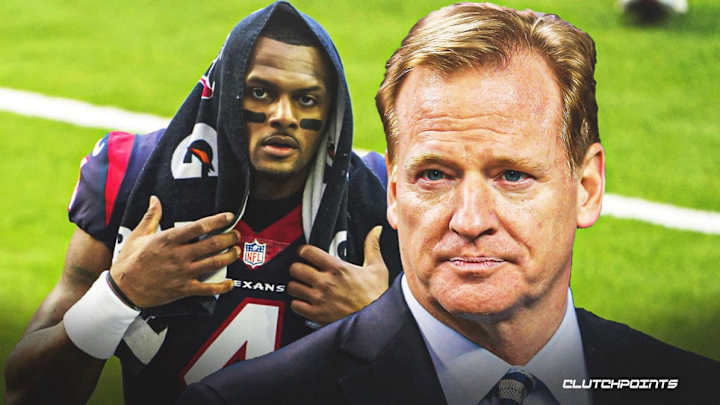 'Predator': Is NFL's Roger Goodell Overstepping Bounds of Decency with Deshaun Watson Label? 'Predator': Is NFL's Roger Goodell Overstepping Bounds of Decency with Deshaun Watson Label?