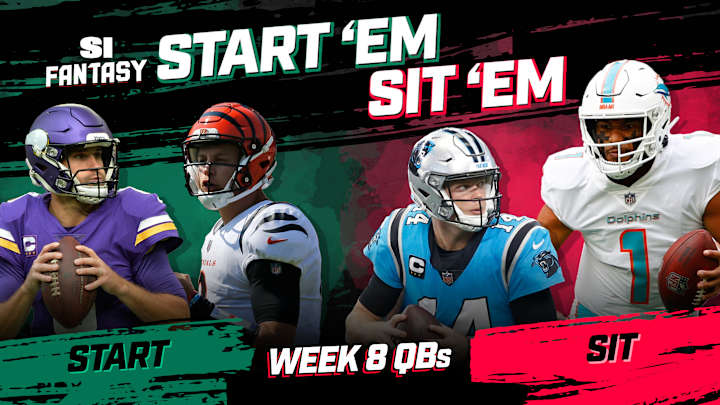 Start 'Em, Sit 'Em Fantasy Football Week 8: Quarterbacks - Sleepers, Fades, Matchups, DFS Bargains