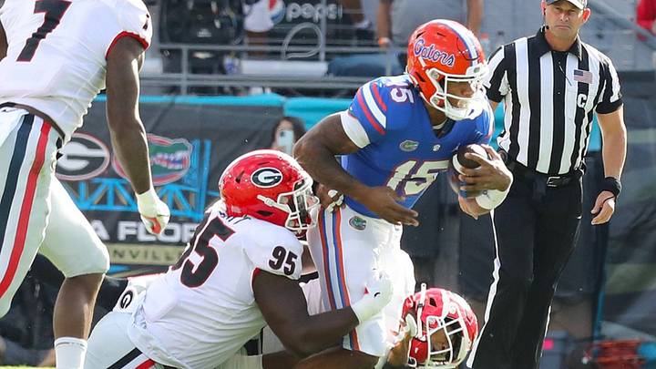 Gators Trail Bulldogs 24-0 at Halftime, Richardson Struggles in First Start Gators Trail Bulldogs 24-0 at Halftime, Richardson Struggles in First Start