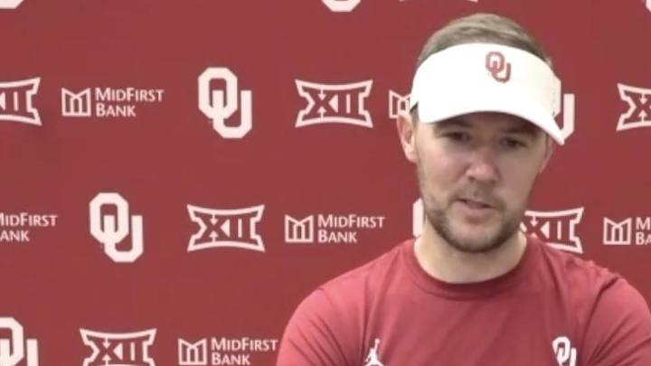 WATCH: Oklahoma Coach Lincoln Riley Texas Tech Postgame