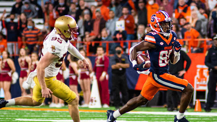 Courtney Jackson Discusses Punt Return Touchdown Courtney Jackson Discusses Punt Return Touchdown