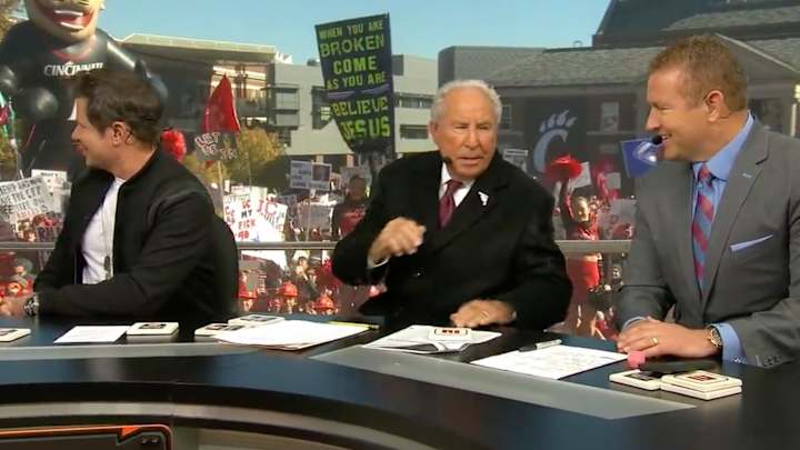 Watch: Lee Corso Still Isn't Buying the Bearcats