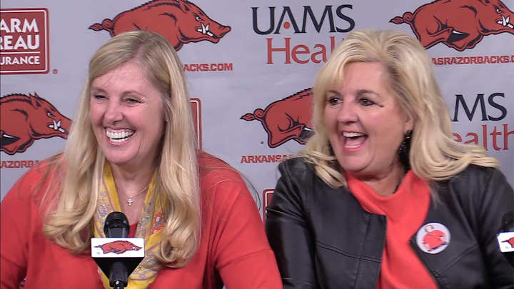 Judy Henry, Jamie Pittman Saturday night: Sam Pittman's reaction Monday