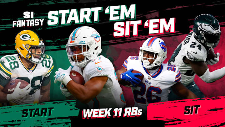 Start 'Em, Sit 'Em Fantasy Football Week 11: Running Backs - Sleepers, Fades, Matchups, DFS Bargains