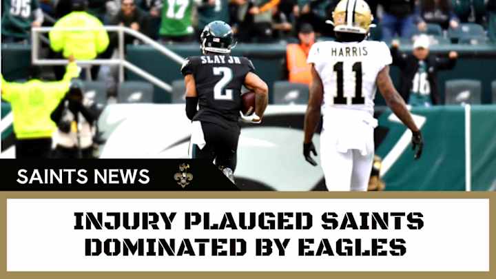 Saints Officially on Losing Streak After Loss to Eagles Saints Officially on Losing Streak After Loss to Eagles