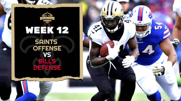 Inside Week 12: Saints Offense vs. Bills Defense Inside Week 12: Saints Offense vs. Bills Defense