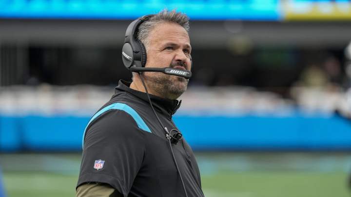 Matt Rhule Discusses Plan at QB vs Falcons