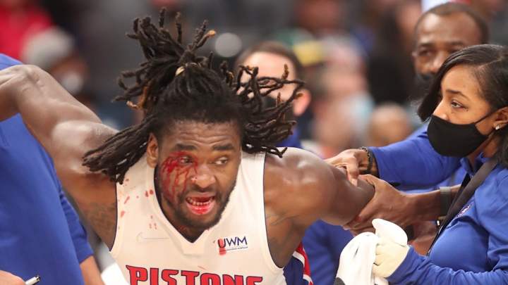 Stewart, LeBron Draw Suspensions for Bloody Battle in Detroit