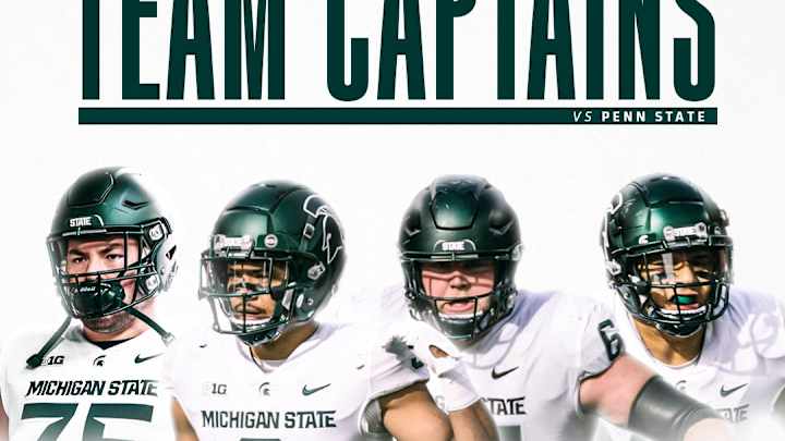 Michigan State announces captains for final regular season game