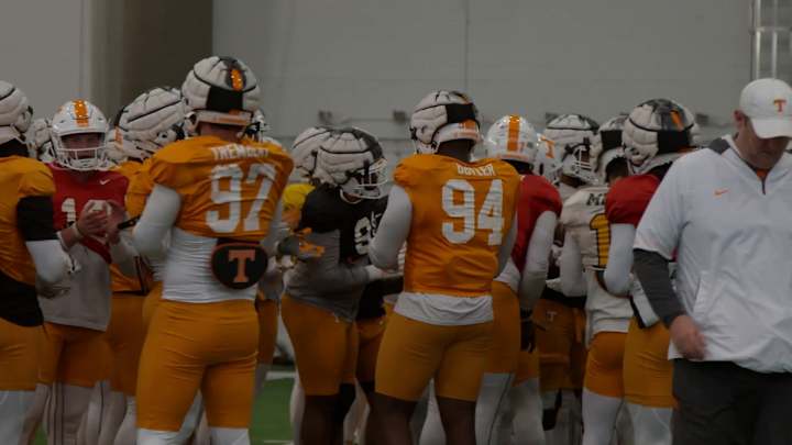 Vols Hit the Practice Field Ahead of Senior Night Against Vanderbilt