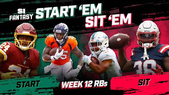 Start 'Em, Sit 'Em Fantasy Football Week 12: Running Backs - Sleepers, Fades, Matchups, DFS Bargains