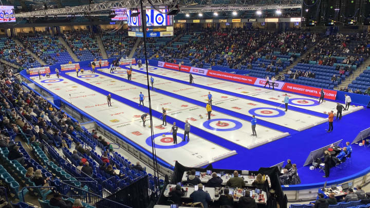 Meeting People At A Curling Event