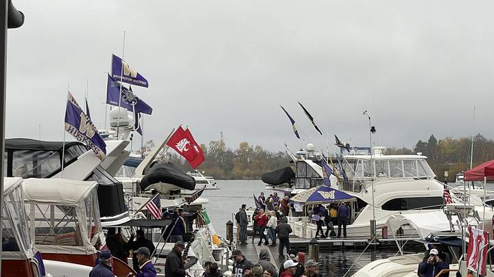 Apple Cup Noticeably More Festive Before Kickoff, Huard to Start