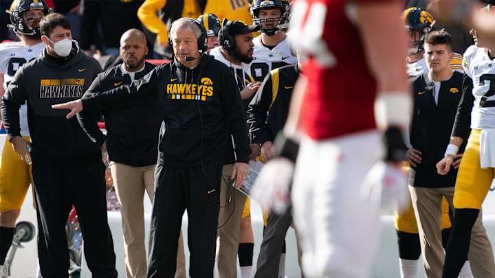 Kirk Ferentz Gets Visibly Emotional After Iowa's Comeback vs. Rival Nebraska