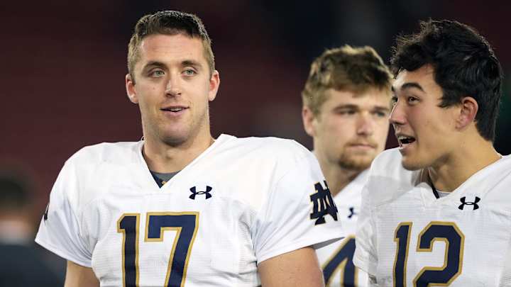 Notre Dame Quarterback Jack Coan Finished The Regular Season The Way He Started It