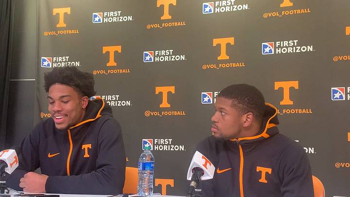 Watch: Cedric Tillman and Jabari Small Meet With Media