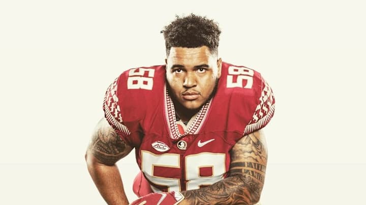 Florida State offensive lineman says farewell to fans