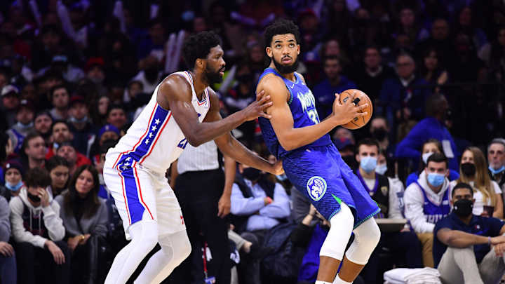 Timberwolves' Karl Anthony-Towns Happy to See Joel Embiid Back in Action