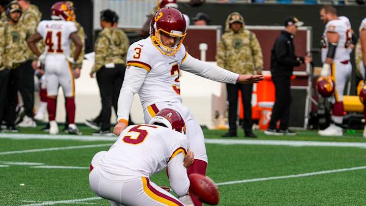 Injury ALERT: Washington Kicker Joey Slye OUT