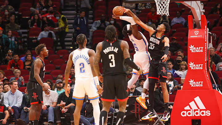 Thunder Drop Sixth-Straight Game in Loss to Rockets