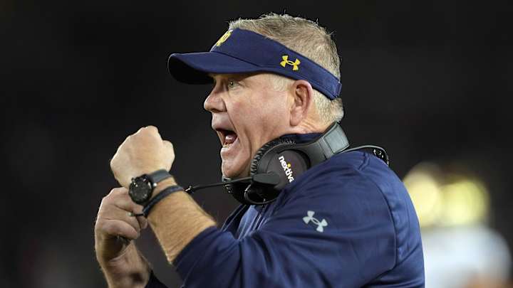 Report: LSU Making "Aggressive Push" for Notre Dame Coach Brian Kelly