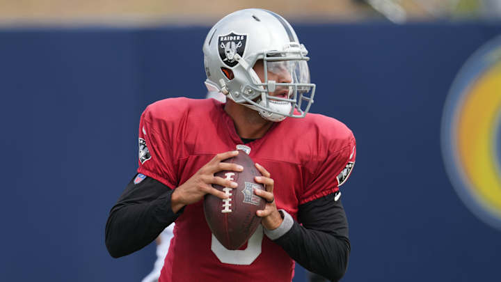 Raiders Quarterback Marcus Mariota is Part of the Game Plan