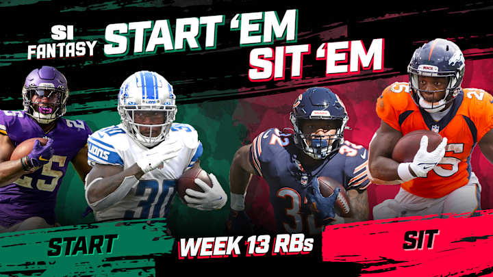 Start 'Em, Sit 'Em Fantasy Football Week 13: Running Backs - Sleepers, Fades, Matchups, DFS Bargains