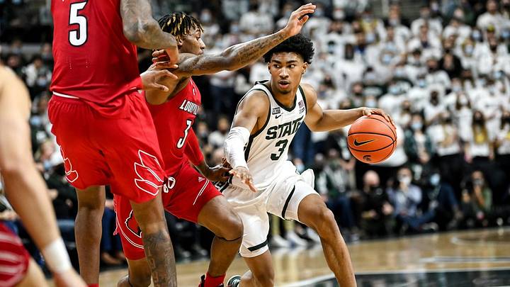 Three takeaways: Second-half surge leads No. 22 Michigan State over Louisville