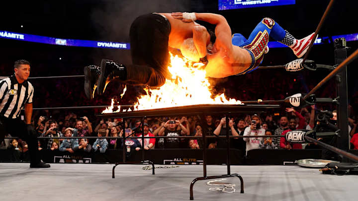 Cody Rhodes Got Sent Through a Flaming Table on ‘AEW Dynamite’