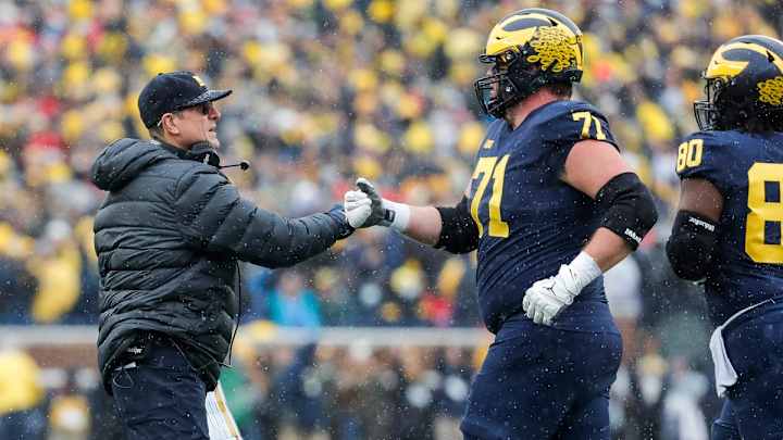 Michigan's Zak Zinter Makes Clear That The Wolverines Remain Focused