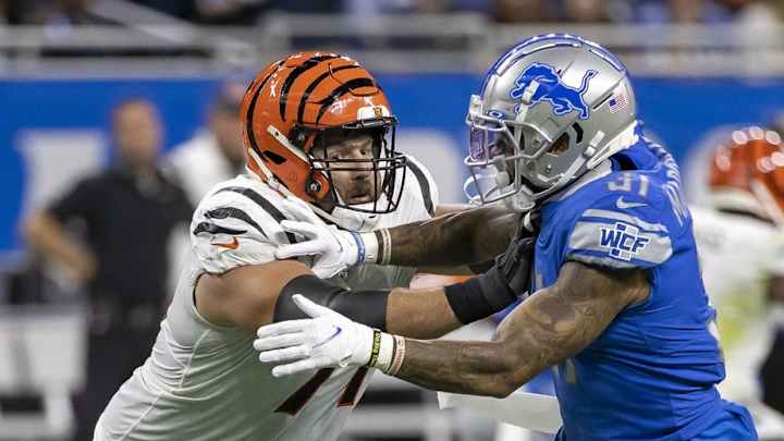 Injury Roundup: Riley Reiff and Trey Hopkins' Status Up in the Air for Sunday's Game Against Chargers