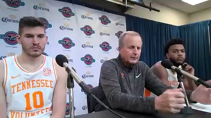 Watch: Rick Barnes and Pair of Vols Address Media Following Ugly Loss to Texas Tech